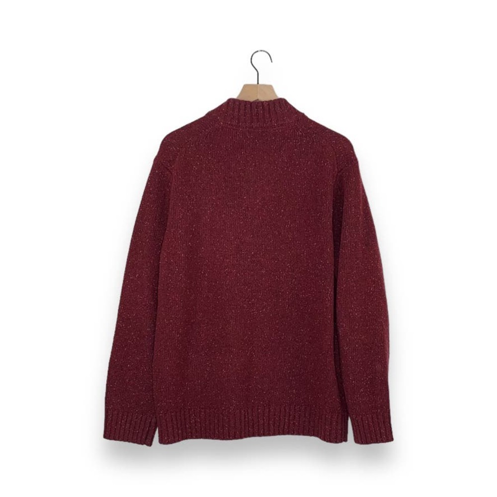 Untuckit Red Dre Vangone Three Button Mock Neck S… - image 2